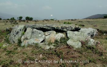 Dolmen de A Pedra da Filadoira o de Entrerríos, Illano (Foto: Á. Villa)