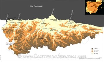 Castros asturianos en los que se han realizado excavaciones arqueológicas